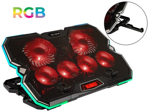 BLOW PODSTAWKA CHŁODZĄCA LAPTOP 6 FAN VORTEX RGB - 2910265