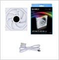 Wentylator bezprzewodowy Lian Li UNI FAN TL LCD, ARGB, PWM - 140mm, biały - 2910274