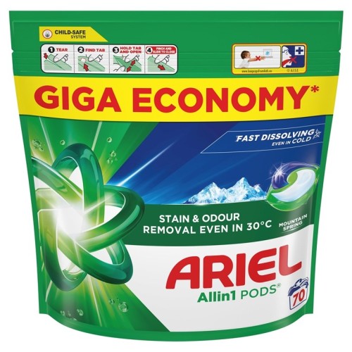 ARIEL MS LAUNDRY CAPSULES 70PCS - 2910360