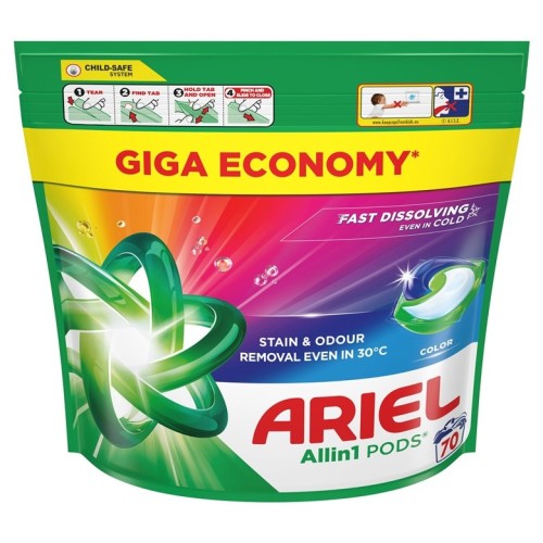 ARIEL COLOR LAUNDRY CAPSULES 70PCS - 2910361