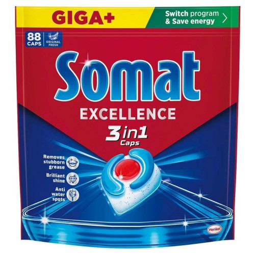 DISHWASHER CAPSULES SOMAT 3IN1 88 PCS - 2910362