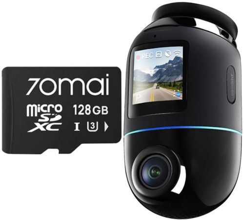 Wideorejestrator 70mai X800 Dash Cam 4K Omni czarny + microSD 70mai 128GB - 2910672
