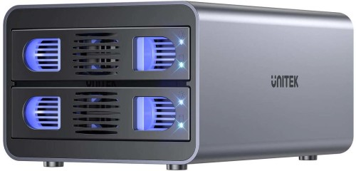 Unitek Obudowa RAID do dysku SATA 2.5''/3.5'' – 4 tryby, 40TB, 5Gb/s - 2910826