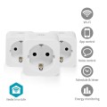 Nedis WIFIP121FWT3 inteligentny korek 3680 W Dom Biały - 2911837