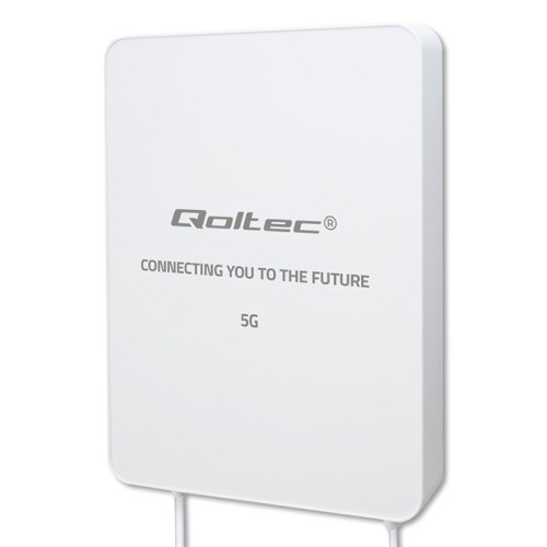 Qoltec Antena 5G LTE | 16dBi | kierunkowa | zewnętrzna | SMA | 3300-3800MHz | wodoodporna | 3m - 2912093