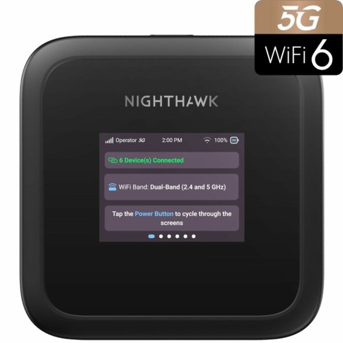 NETGEAR M3 router bezprzewodowy Dual-band (2.4 GHz/5 GHz) Czarny - 2912191