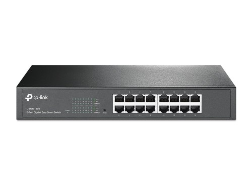 TP-Link TL-SG1016DE Zarządzany L2 Gigabit Ethernet (10/100/1000) 1U Czarny - 2912469