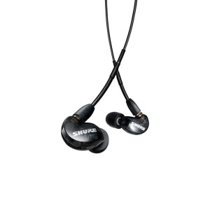 Shure SE215-K-EFS - Słuchawki doszune, odłączany kabel, czarne