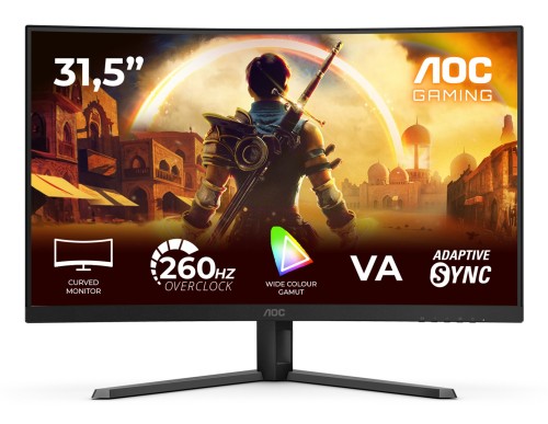 AOC G4 C32G42ZE monitor komputerowy 80 cm (31.5") 1920 x 1080 px Full HD LED Czarny, Czerwony - 2913739