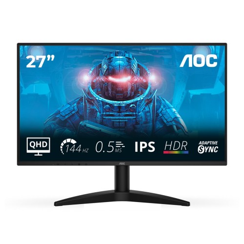 AOC B3 Q27B36X monitor komputerowy 68,6 cm (27") 2560 x 1440 px Quad HD LED Czarny - 2913807