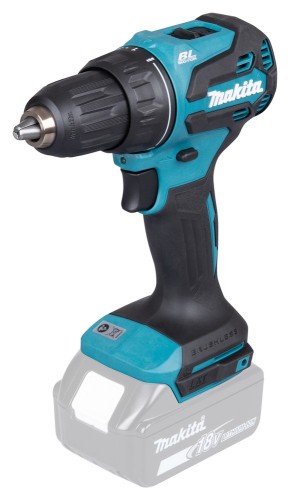 Makita DDF490Z wiertło 1900 RPM Zamek centralny 1,7 kg Niebieski, Czarny - 2914263
