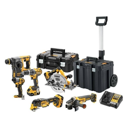Zestaw narzędzi 18V XR 6-elementowy 3x5Ah TSTAK - 2914333