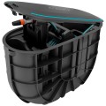 Gardena 18650-20 zwijadło ogrodowe Skrzynka bębnowa Automatyczny Czarny - 2914364