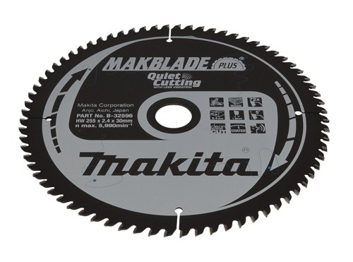 MAKITA PIŁA TARCZOWA  255x30x72z MAKBLADE PLUS DREWNO - 2914834