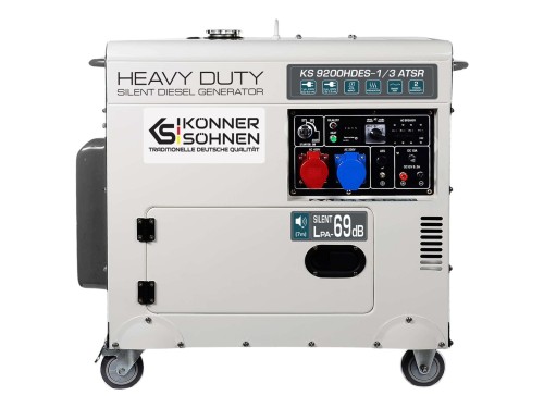 Generator diesla KS 9200HDES-1/3 ATSR 230/400V, rozruch elektryczny (EURO V) - 2914963
