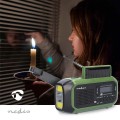 Nedis RDDBCR2000GN radio Przenośny Cyfrowy Czarny, Zielony - 2915047