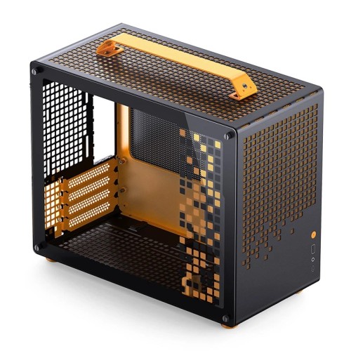 Obudowa komputerowa JONSPLUS MATX Handle Case Z20 - Black-Orange - 2915102