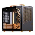 Obudowa komputerowa JONSPLUS MATX Handle Case Z20 - Black-Orange - 2915104