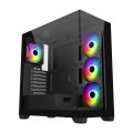 Obudowa FSP Geh Midi M340 BA ATX/ M-ATX/M-ITX/ARGB o.N. Black retail - 2915236