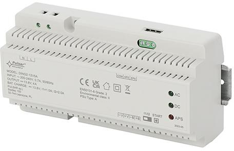 Zasilacz buforowy impulsowy na szynę DIN Grade 2 DING2-12V5A 13,8V 5A - 2915993