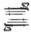 Kije trekkingowe LEKI SHERPA FX, 120-140cm czarne - 2916034