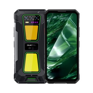 Oukitel WP58 Pro 6,7" Smartphone Dual SIM Android 15 5G USB Type-C 8 GB 512 GB 10000 mAh Czarny, Zielony