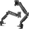 ONKRON G90-B Uchwyt biurkowy obrotowo-nachylny do monitora 13"-34" maks 10 kg, z obracaniem, czarny - 2918667