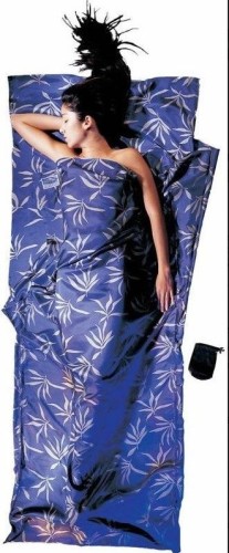 Wkładka do śpiwora Cocoon TravelSheet Silk, leaves - 2926706