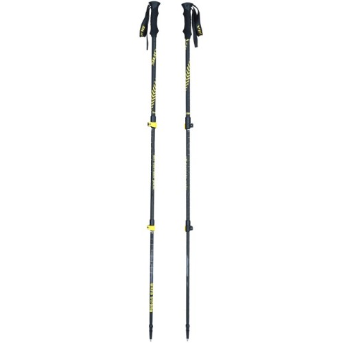 Kije trekkingowe VIKING Teho Trekking 65-145cm, czarno-żółte - 2936284