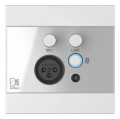 Panel ścienny AUDAC WP225/W, XLR mic + 3,5 mm jack + BT, biały - 2837345