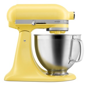 KitchenAid 5KSM195PSEBT mikser Mikser stojący 300 W Stal nierdzewna, Żółty