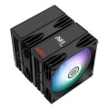 Enermax ETS-TD60D-ARGB system chłodzenia komputerów Procesor Chłodnica powietrza 12 cm Czarny - 2924055