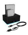 ICY BOX IB-127CL-U3 USB 3.2 Gen 1 (3.1 Gen 1) Type-B Czarny - 2925031