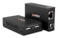 Lindy 43408 przedłużacz AV Nadajnik i odbiornik AV Czarny - 2926029