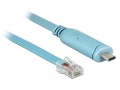 DeLOCK 63914 kabel równoległy Niebieski 3 m USB Type-C RJ45 - 2926025