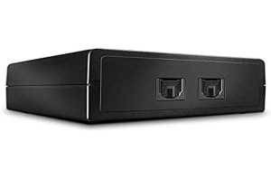 Lindy 70436 przełącznik audio Czarny