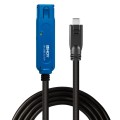 Lindy 43381 kabel USB USB 3.2 Gen 1 (3.1 Gen 1) 8 m USB C USB A Czarny, Niebieski - 2926177