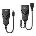 Lindy 43390 przedłużacz sieciowy Nadajnik i odbiornik sieci Czarny - 2926208