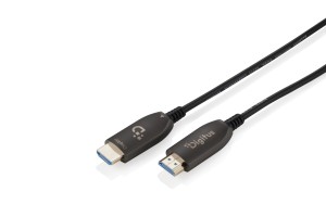Digitus Hybrydowy kabel światłowodowy HDMI AOC, UHD 8K, 100 m