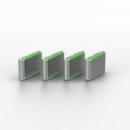 Lindy 40426 bloker portów Blokada portu + klucz USB Type-C Zielony 5 szt. - 2926518