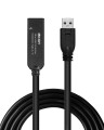 Lindy 43376 kabel USB USB 3.2 Gen 1 (3.1 Gen 1) 10 m USB A USB C Czarny - 2926557