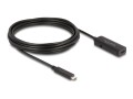 DeLOCK 80028 kabel USB USB 3.2 Gen 2 (3.1 Gen 2) 5 m USB C Czarny - 2926493
