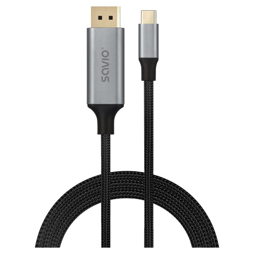 SAVIO KABEL USB-C – DISPLAYPORT 8K 2M 60HZ (DSC) CL-208 - 2926568