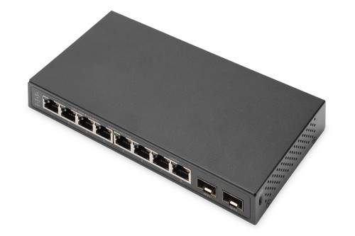 Digitus 8-portowy Gigabit + 2 porty SFP Gigabit - 2927316