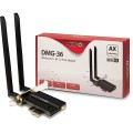 Inter-Tech DMG-36 Wewnętrzny WLAN / Bluetooth 5400 Mbit/s - 2927912