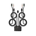 Lindy 42340 przełącznik KVM Czarny - 2928098