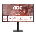 AOC E4 Q32E4U monitor komputerowy 80 cm (31.5") 2560 x 1440 px Quad HD LED Czarny - 2931256
