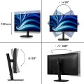 Philips 3000 series 32B2N3500/00 monitor komputerowy 80 cm (31.5") 2560 x 1440 px Quad HD LCD Czarny - 2931351