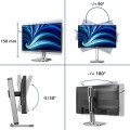 Philips 4000 series 24B2N4200/00 monitor komputerowy 60,5 cm (23.8") 1920 x 1080 px Full HD LCD Szary - 2931379
