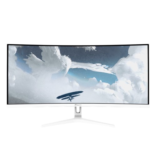 Arozzi Nova 34” Curved monitor komputerowy 86,4 cm (34") 3440 x 1440 px 4K Ultra HD LED Biały - 2931729